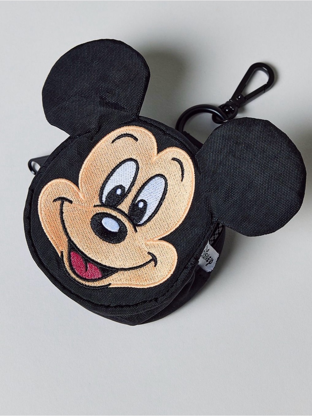 Baggu Mickey charm pouch -Storybook floral Disney collab BNWT